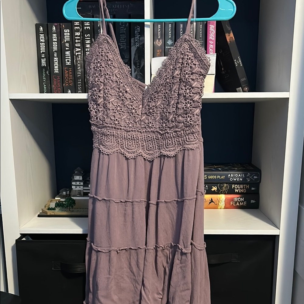 Rue21 Mauve Crochet Dress